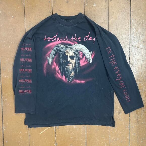 Today Is The Day “In The Eyes Of God” Vintage 90s long sleeve - Picture 1 of 6